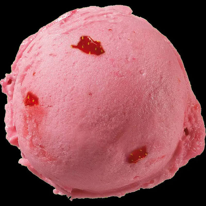 aardbei ijsbol